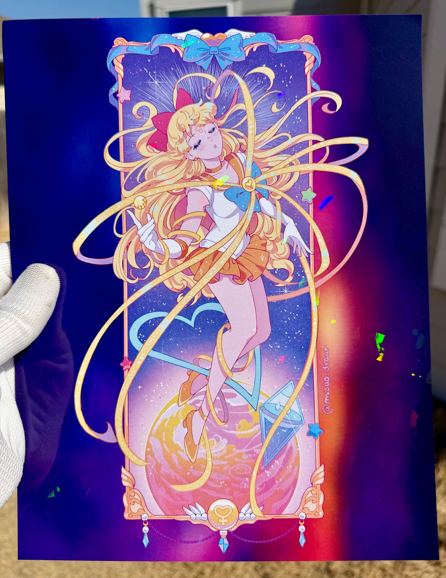 Sailor Venus Henshin Holo print