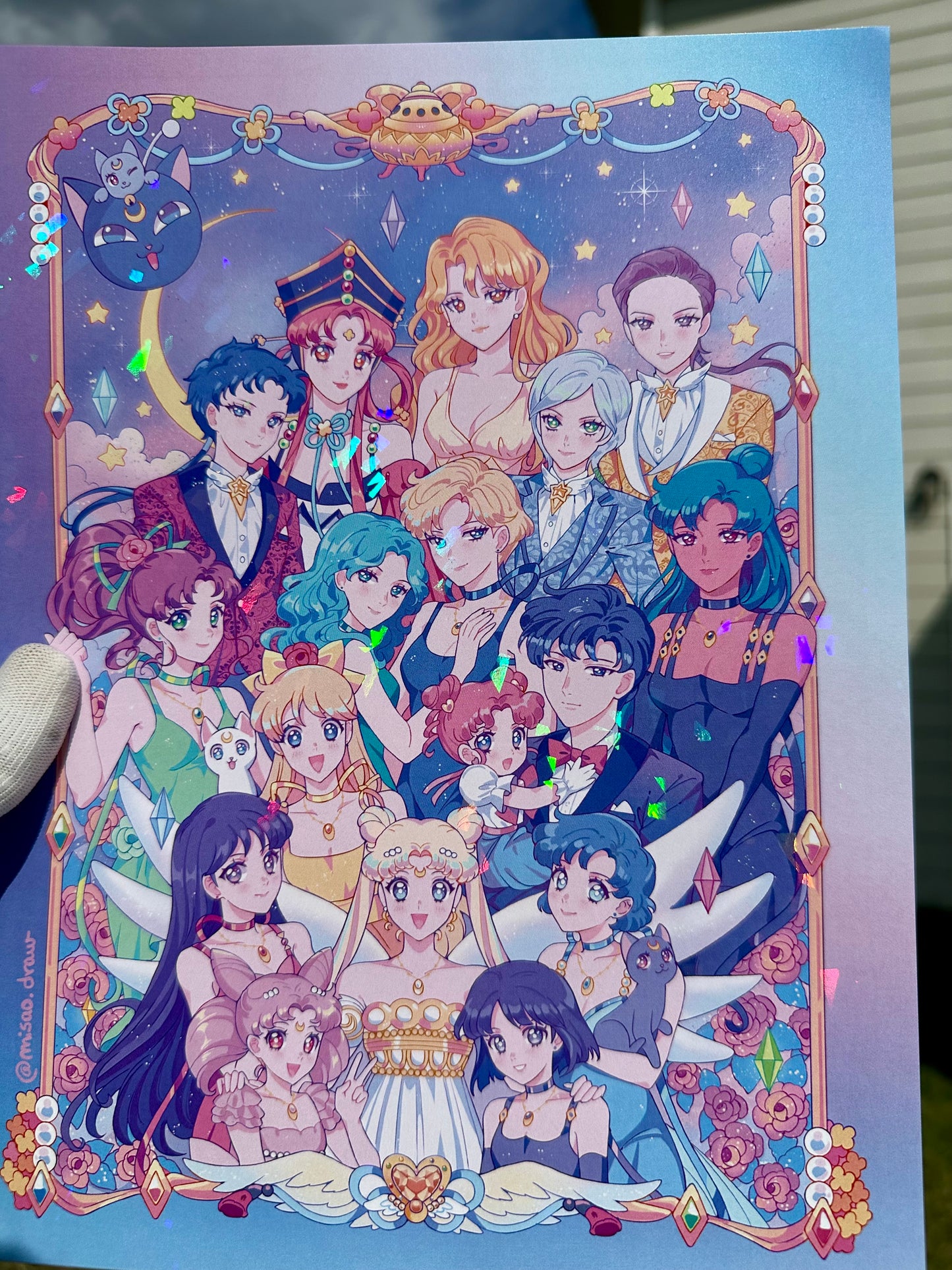 Eternal Love Princess Holographic Print