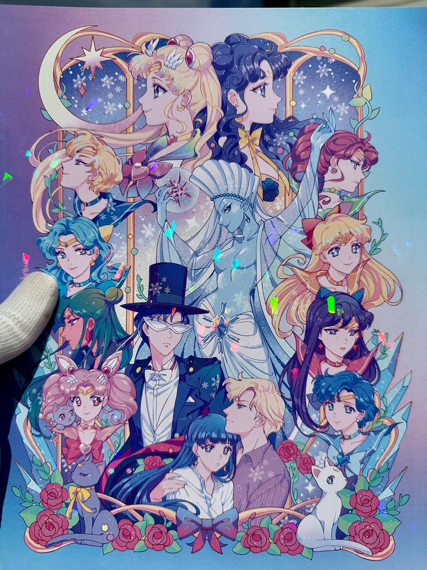 Sailor Moon S: Hearts in Ice Holographic print