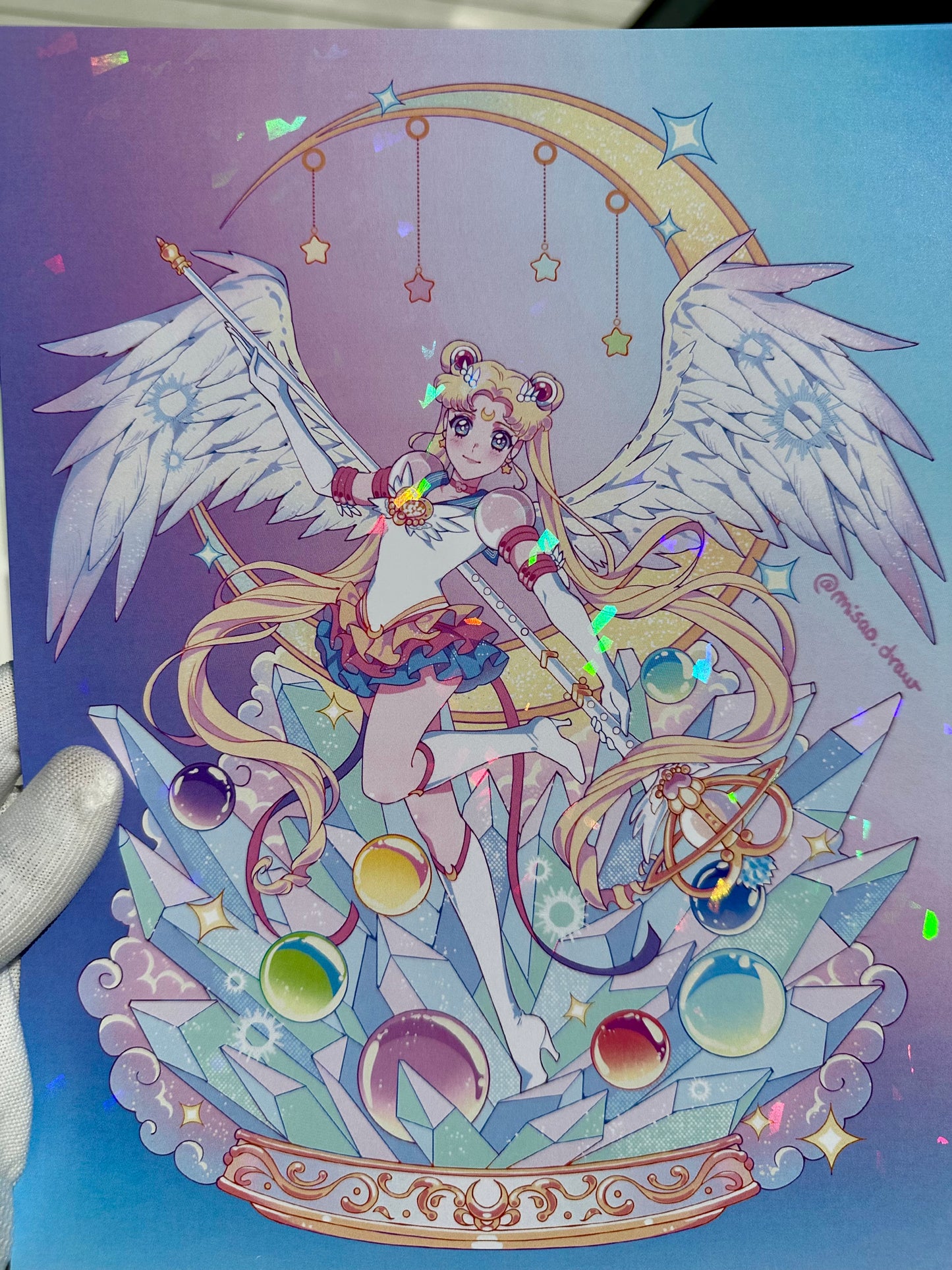 Eternal Sailor Moon Holographic Print