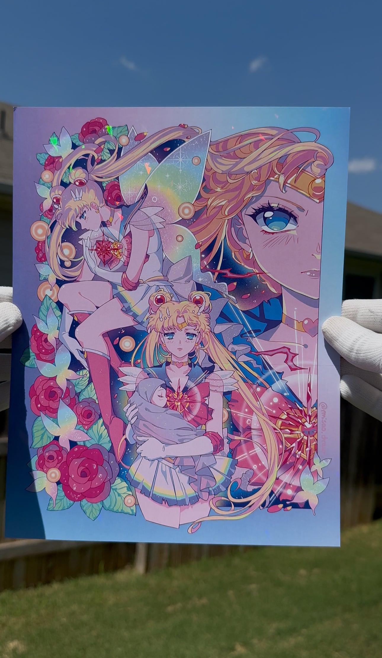 Saturn and the Messiah Holographic Print