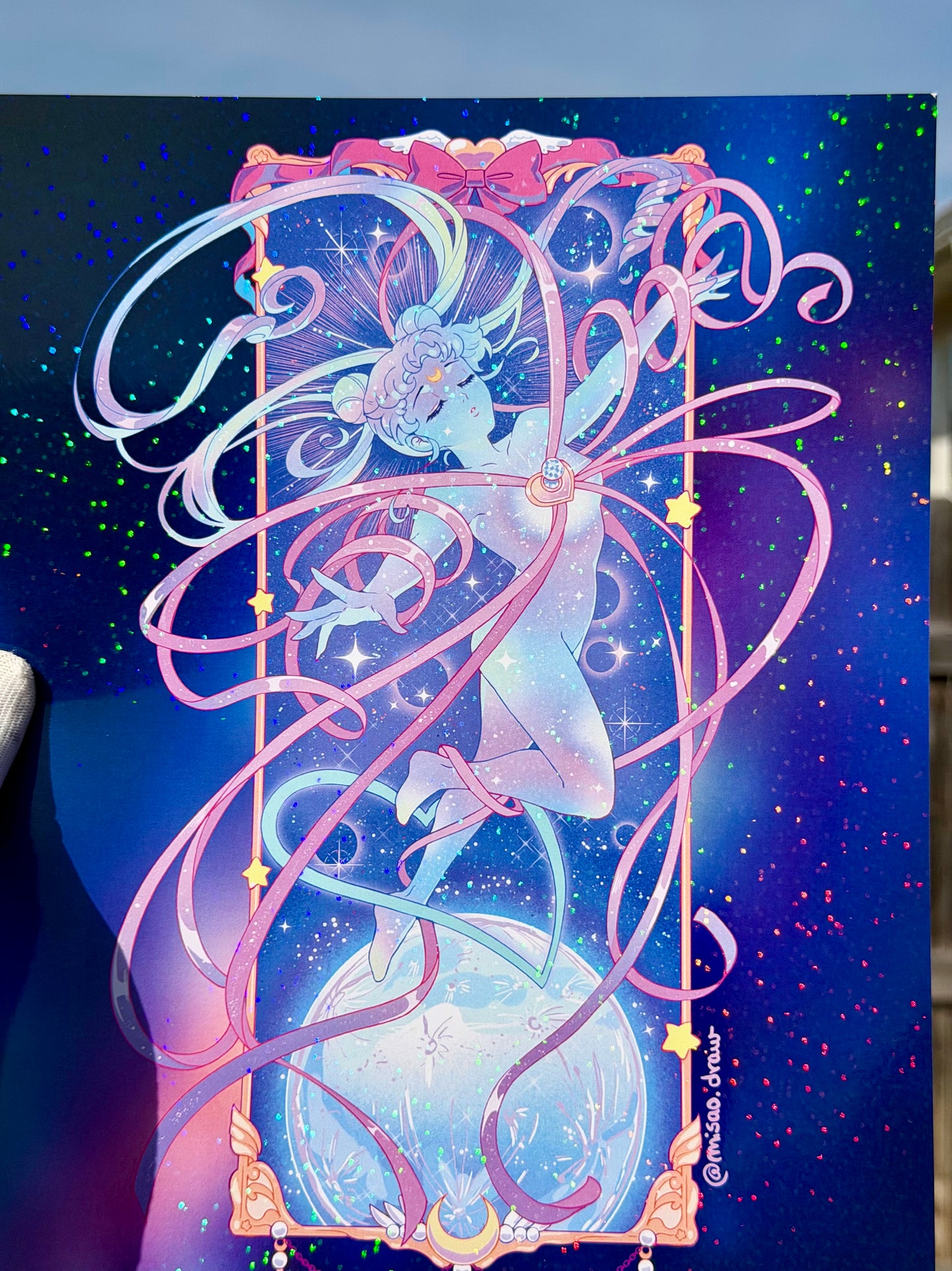 Minna Henshin-Yo gradient body heavy holographic print