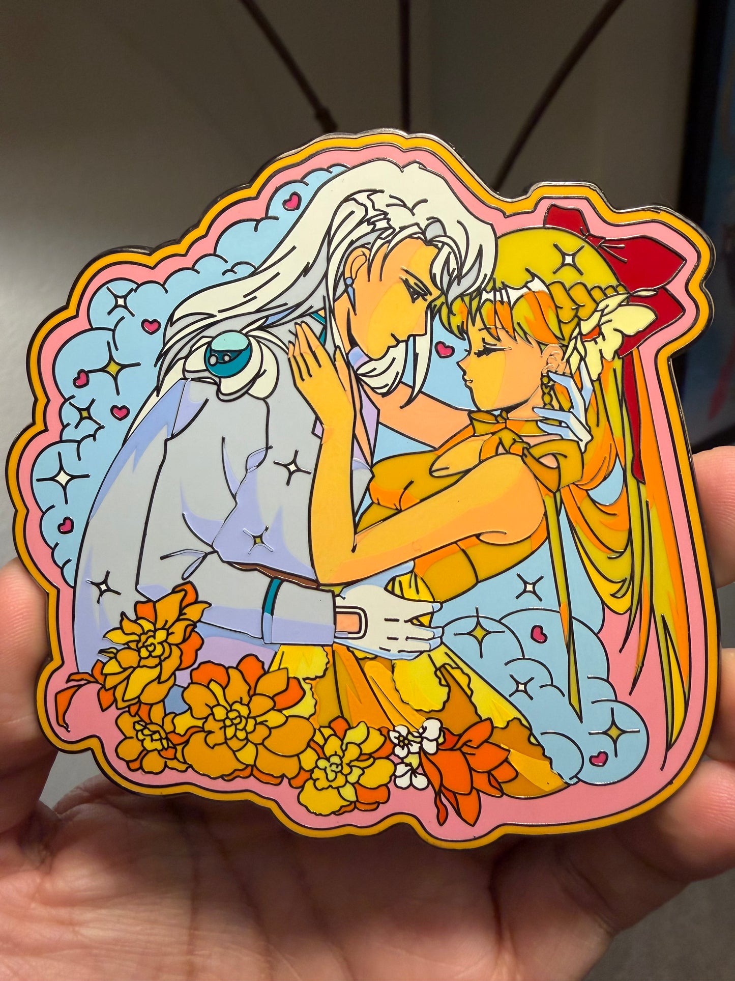 Kunzite and Princess Venus Jumbo Pin