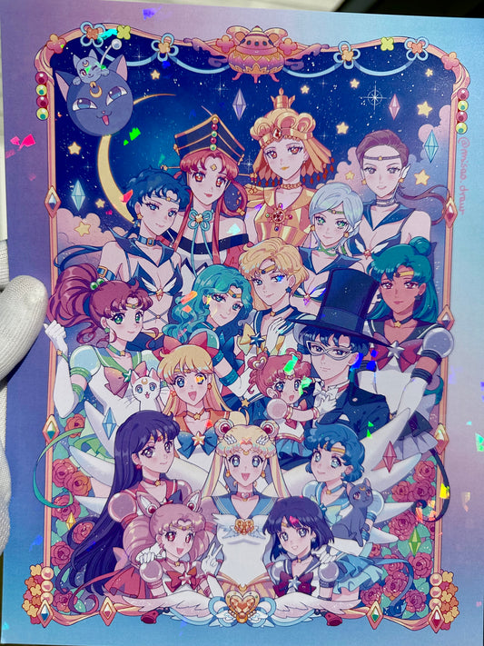 Eternal Love Holographic Print