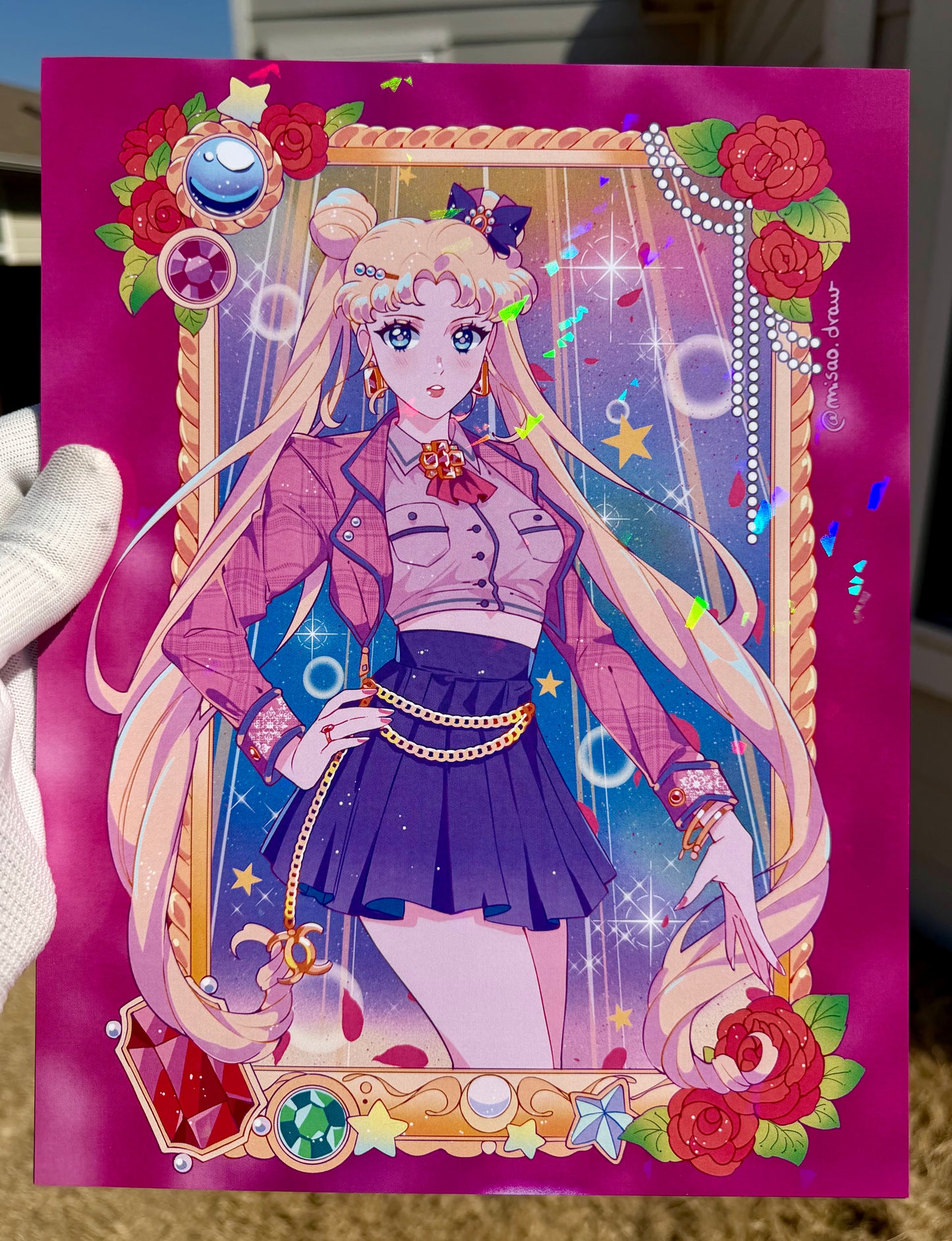 Chanel Usagi Fashion Holographic print