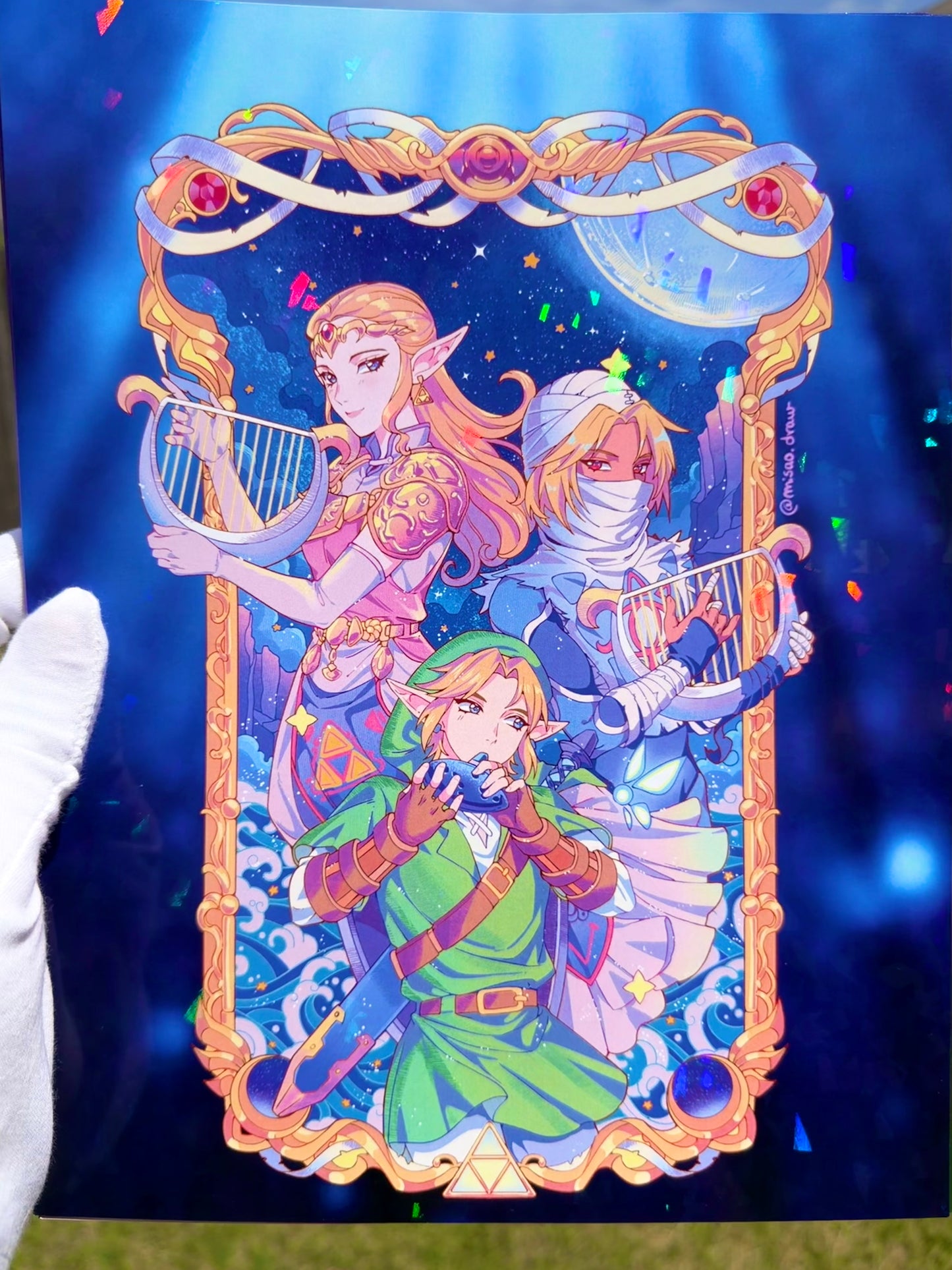 Heroes of Time Holographic Print