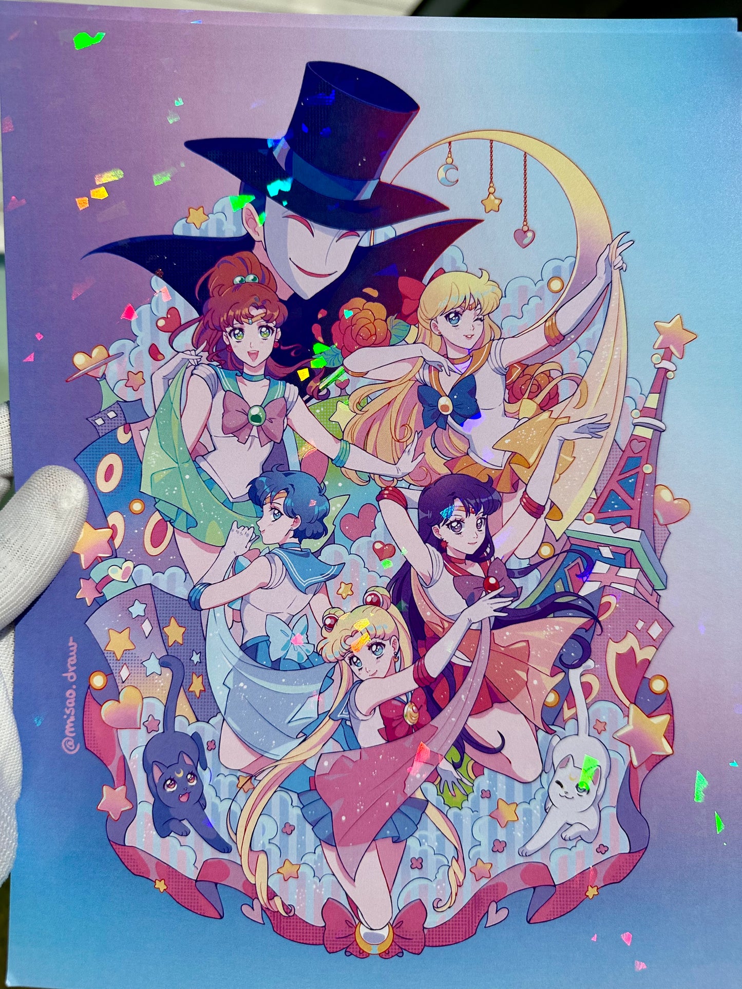 Moonlight Densetsu Holographic Print