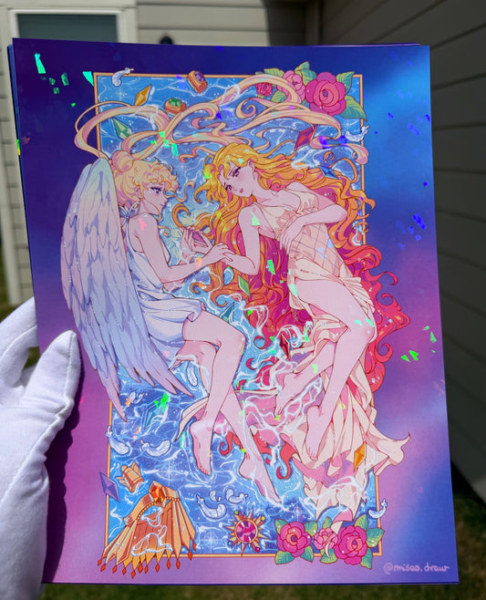 Usagis Love Holographic Print