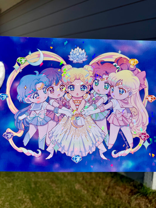 Day of Destiny Chibis Holographic Print