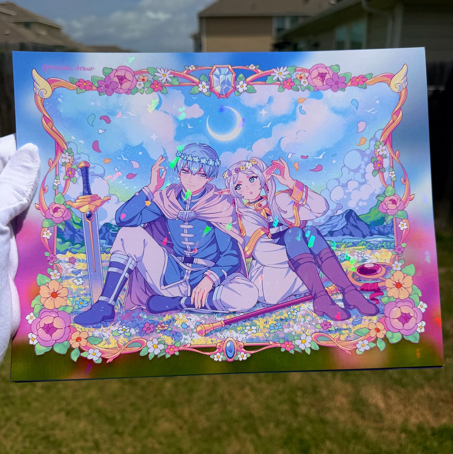 Frieren - The Story of Us Holographic Print