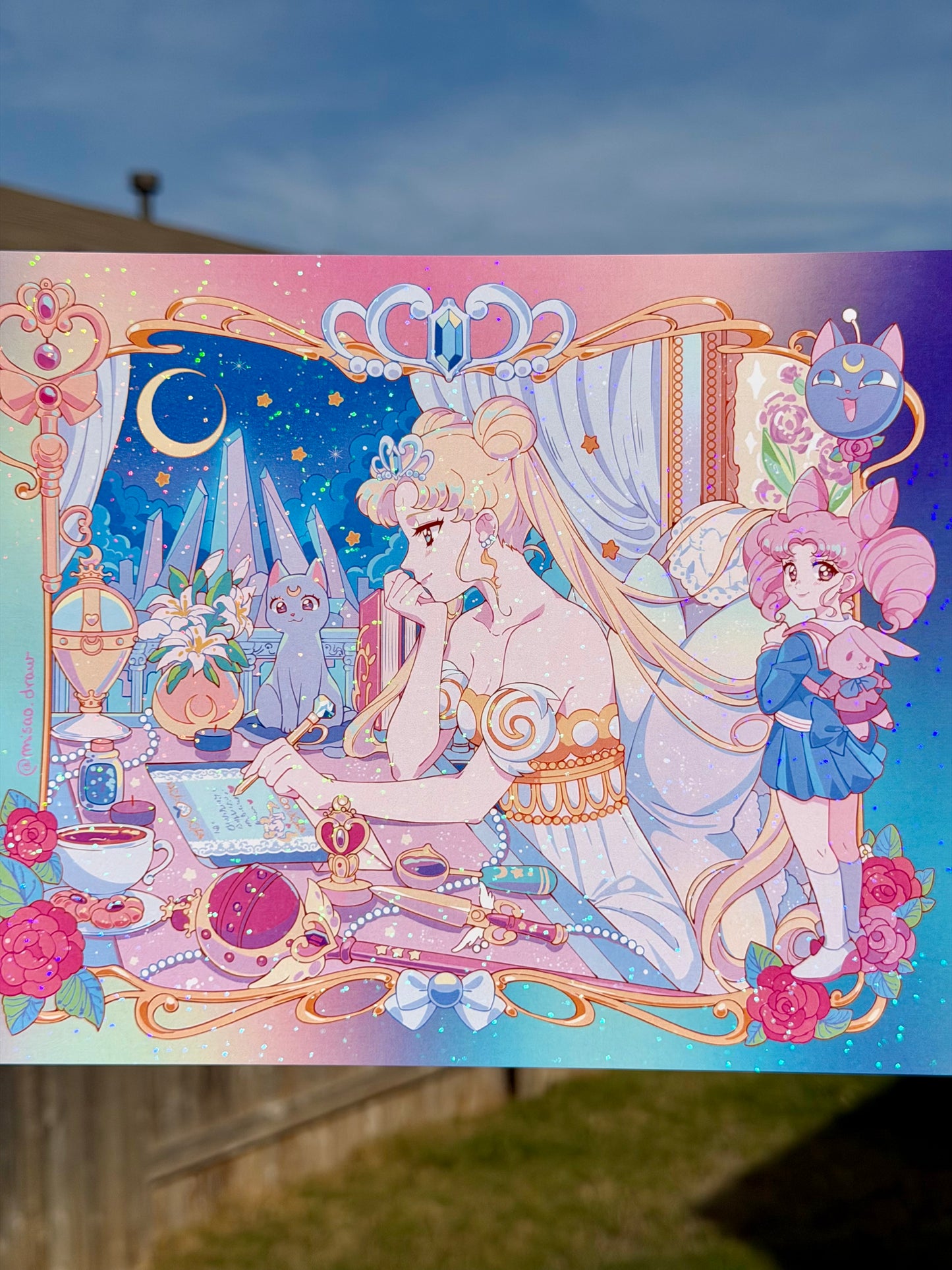 LOFI NQS heavy holographic print