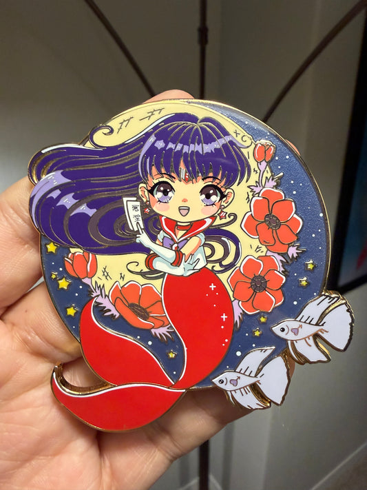 Amortentia Sailor Mars Mermaid Pin