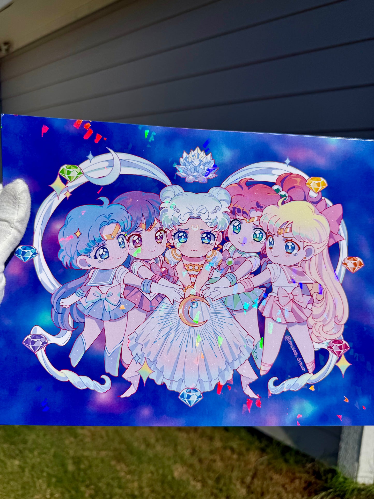 Day of Destiny Chibis Holographic Print