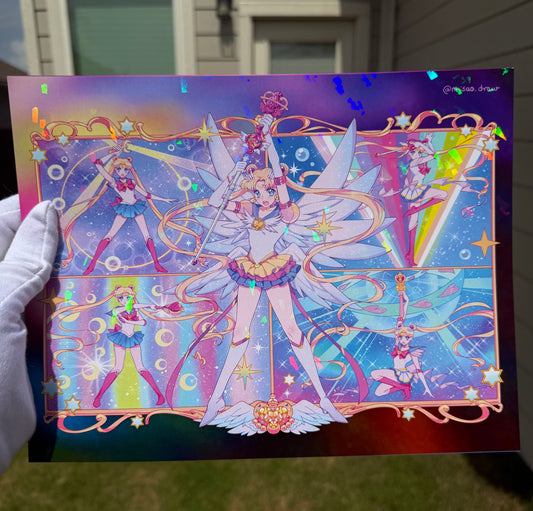 Sailor Attack Series Holographic Print