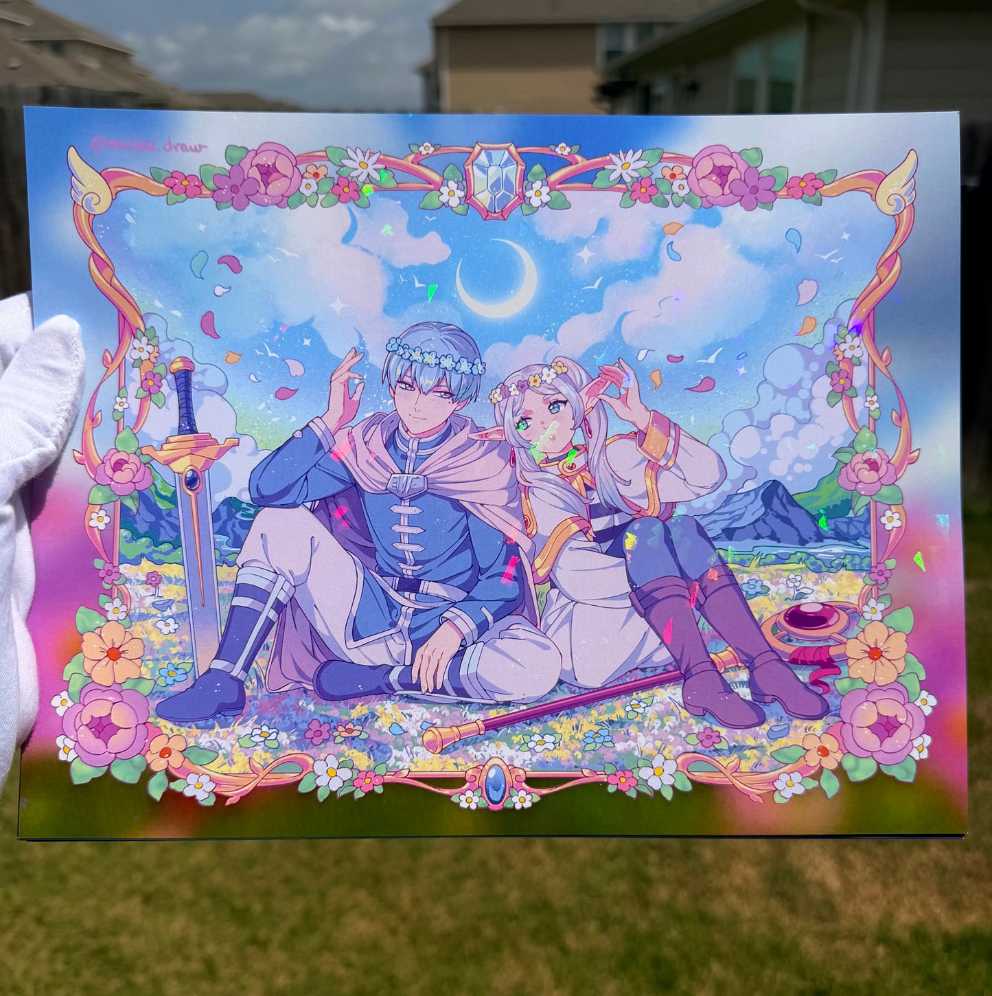 Frieren - The Story of Us Holographic Print