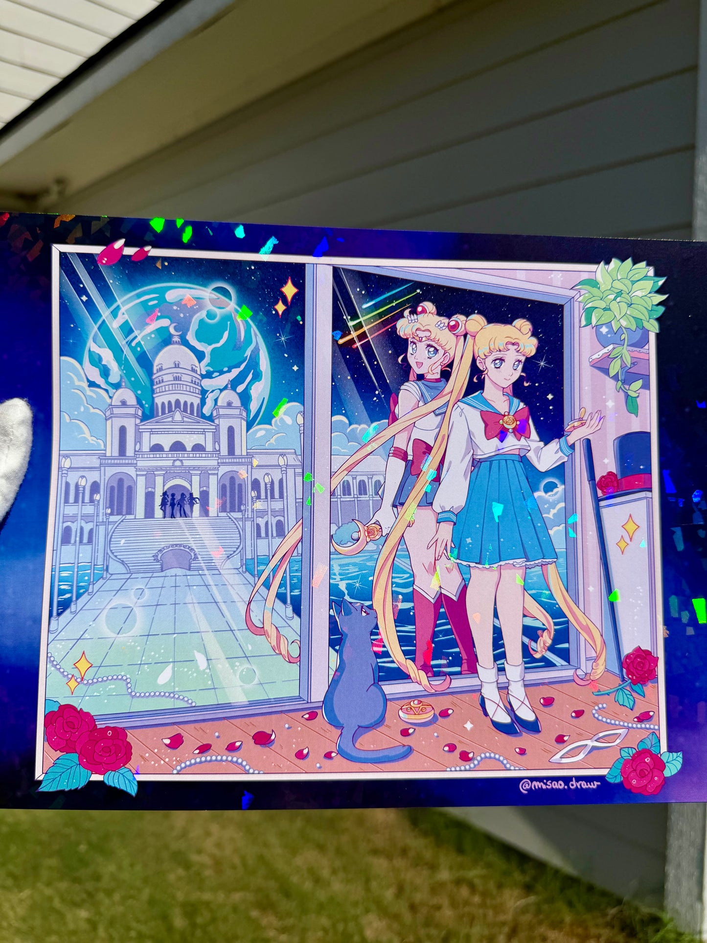 Destiny and Desire Holographic print