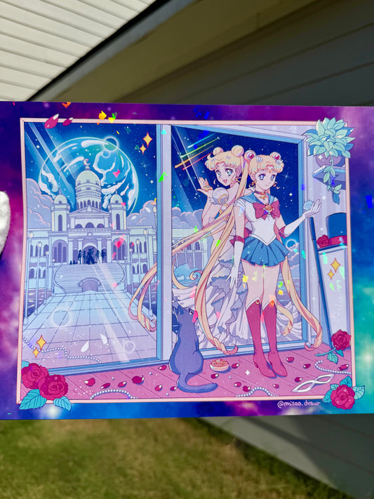 Destiny and Desire Holographic print