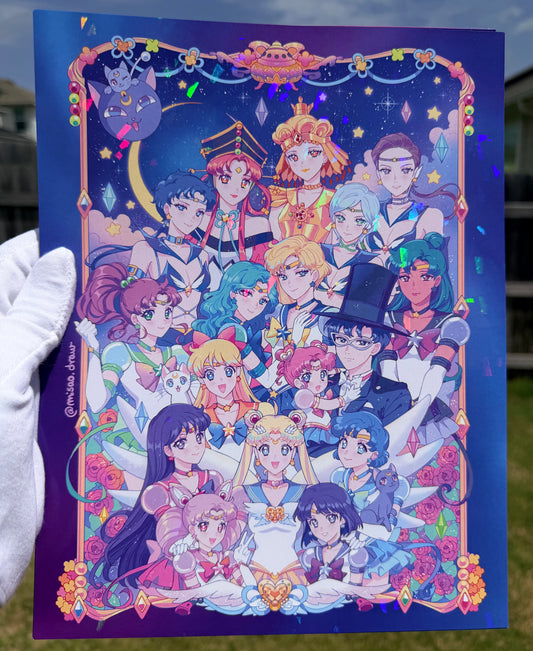 Eternal Love: Senshi Variant Holographic Print