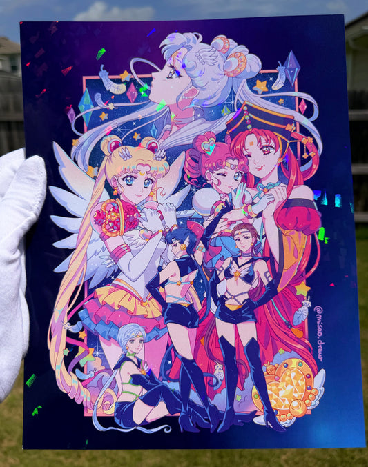 Sailor Stars Holographic Print