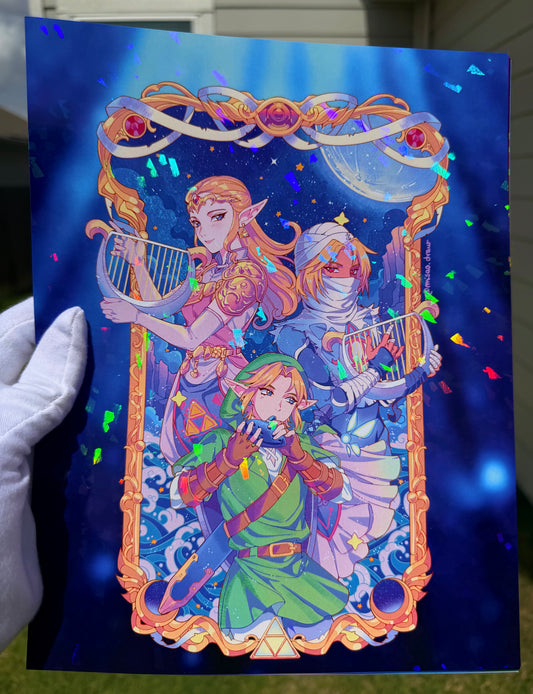 Heroes of Time Holographic Print