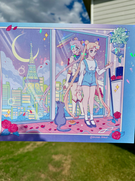 Destiny & Desire Tokyo Day Holographic Print