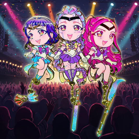 Huntrix Sailor Senshi with Dangles