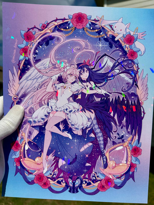 My very best friend holographic print