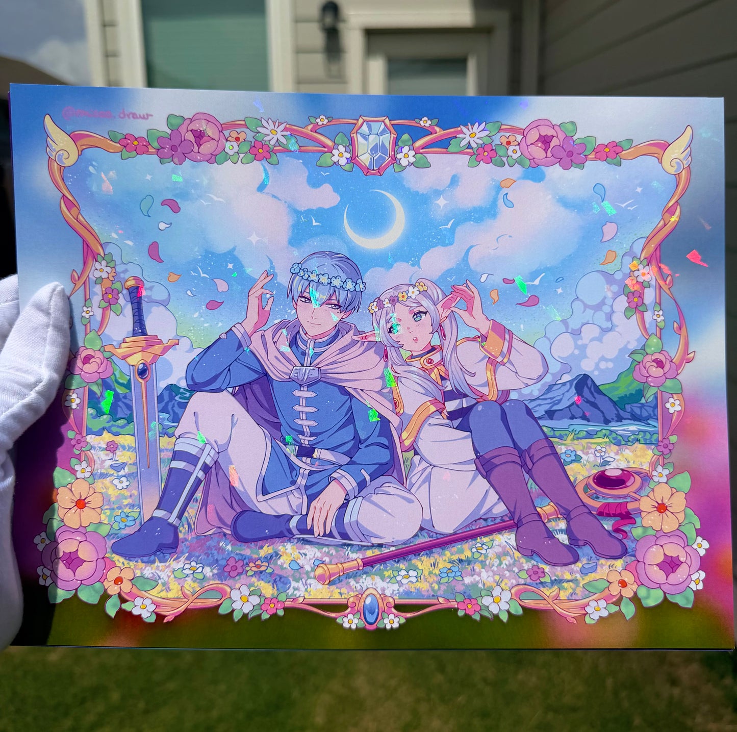 Frieren - The Story of Us Holographic Print