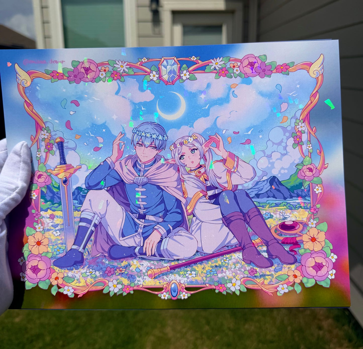 Frieren - The Story of Us Holographic Print