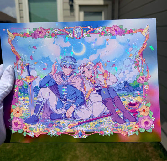Frieren - The Story of Us Holographic Print