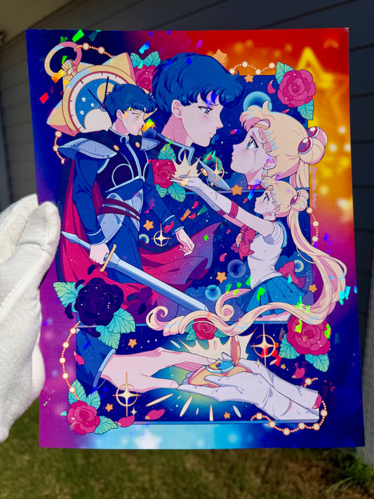Destined Lovers Holographic Print
