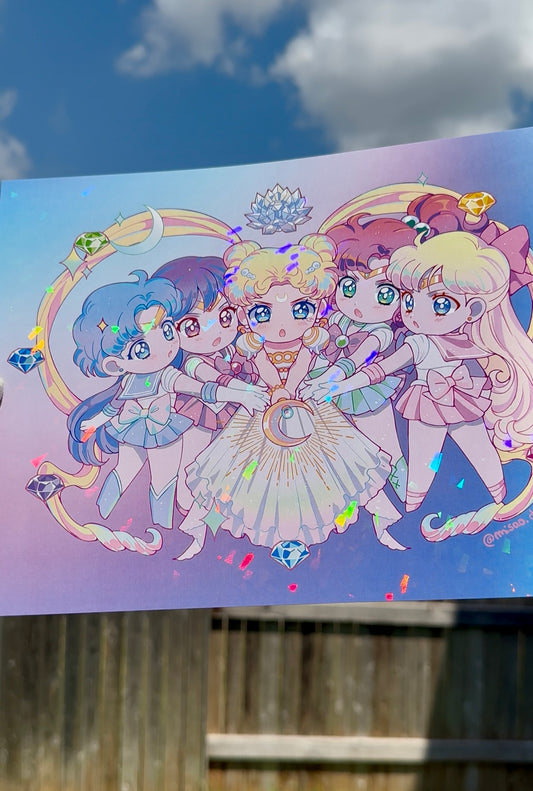 Day of Destiny Chibis Ghost variant holographic print