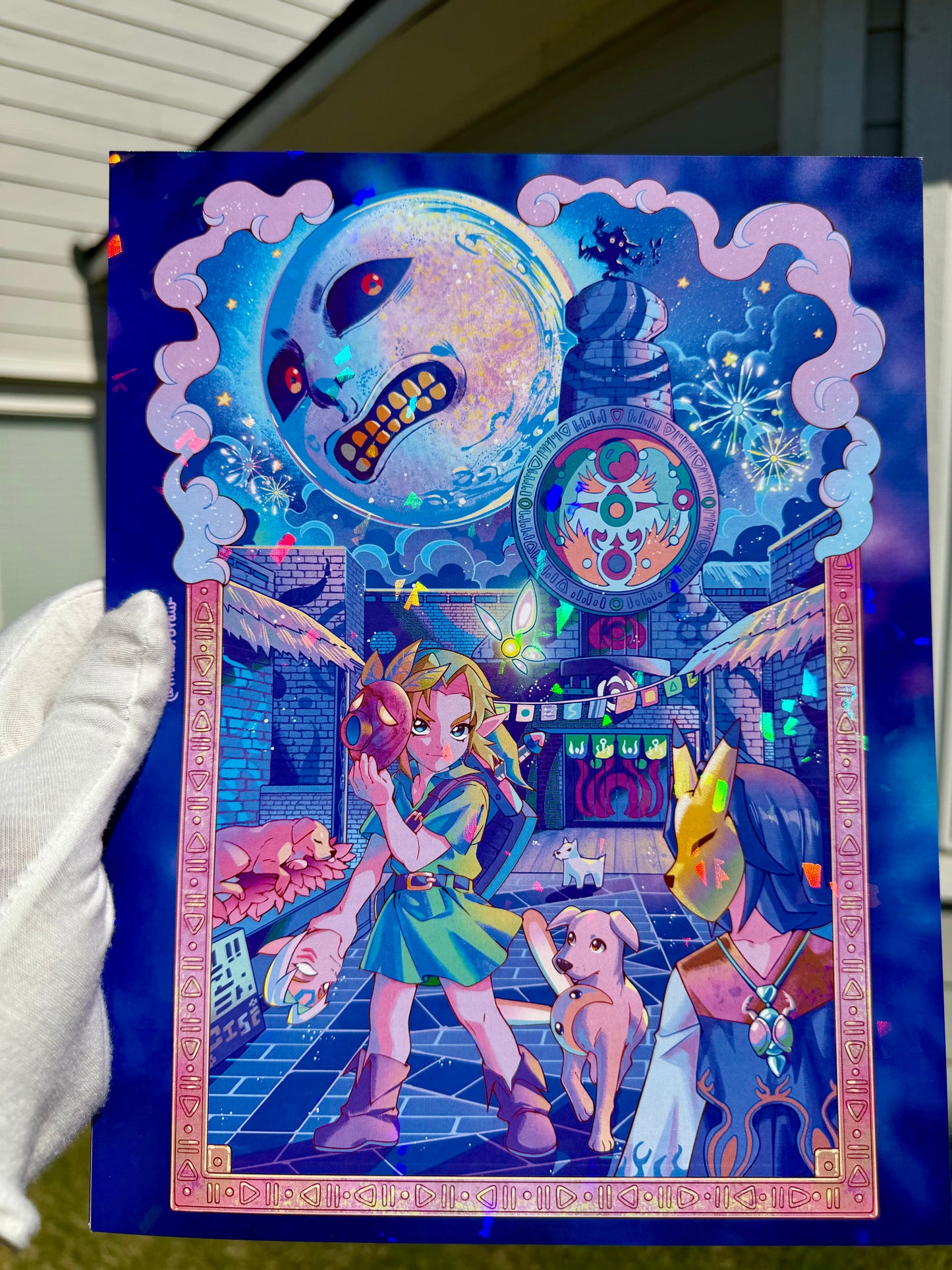 Majoras Holographic Print