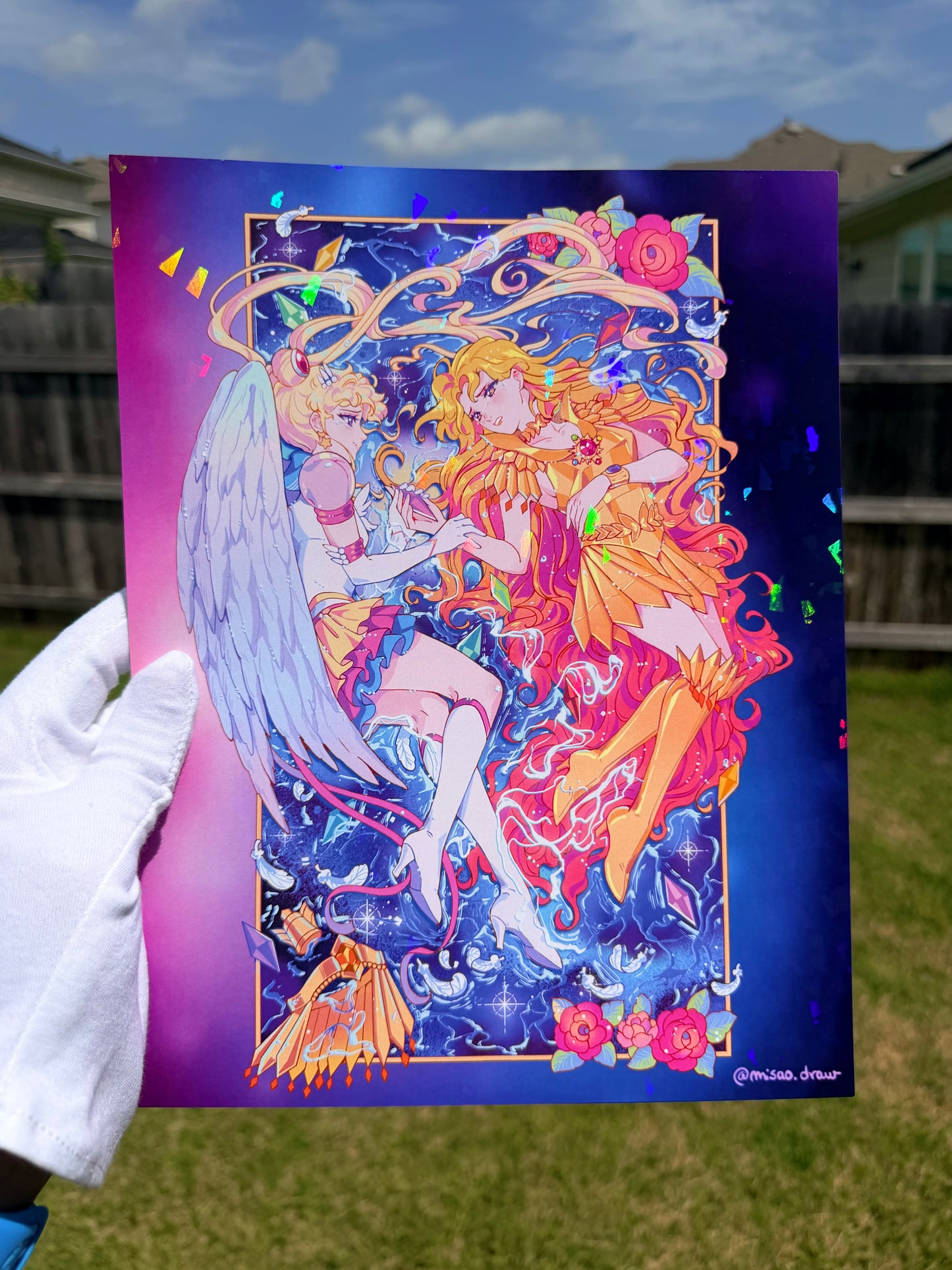 Usagis Love - Sailor Variant Holographic print