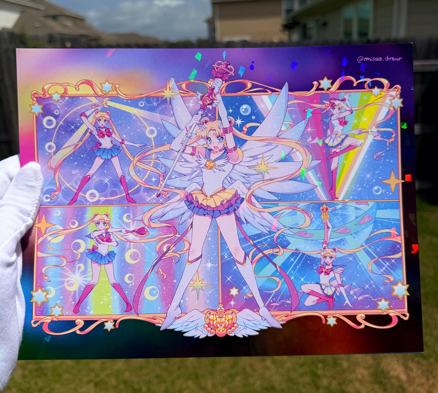 Sailor Attack Series Holographic Print