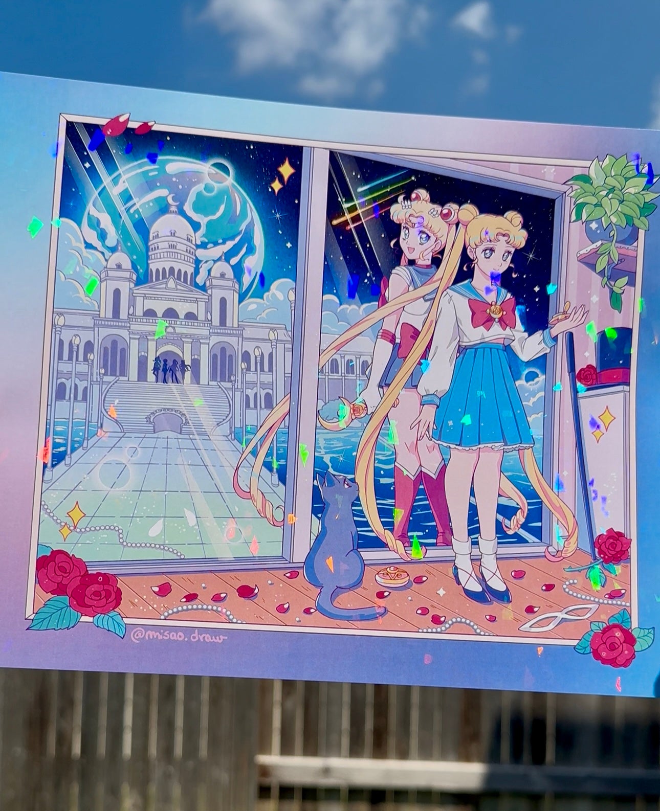 Destiny and Desire OG holographic print